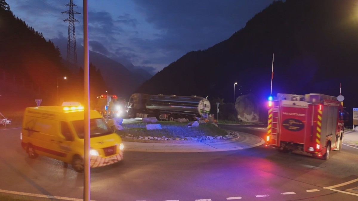 Brand Gotthardtunnel 4. Juli 2025