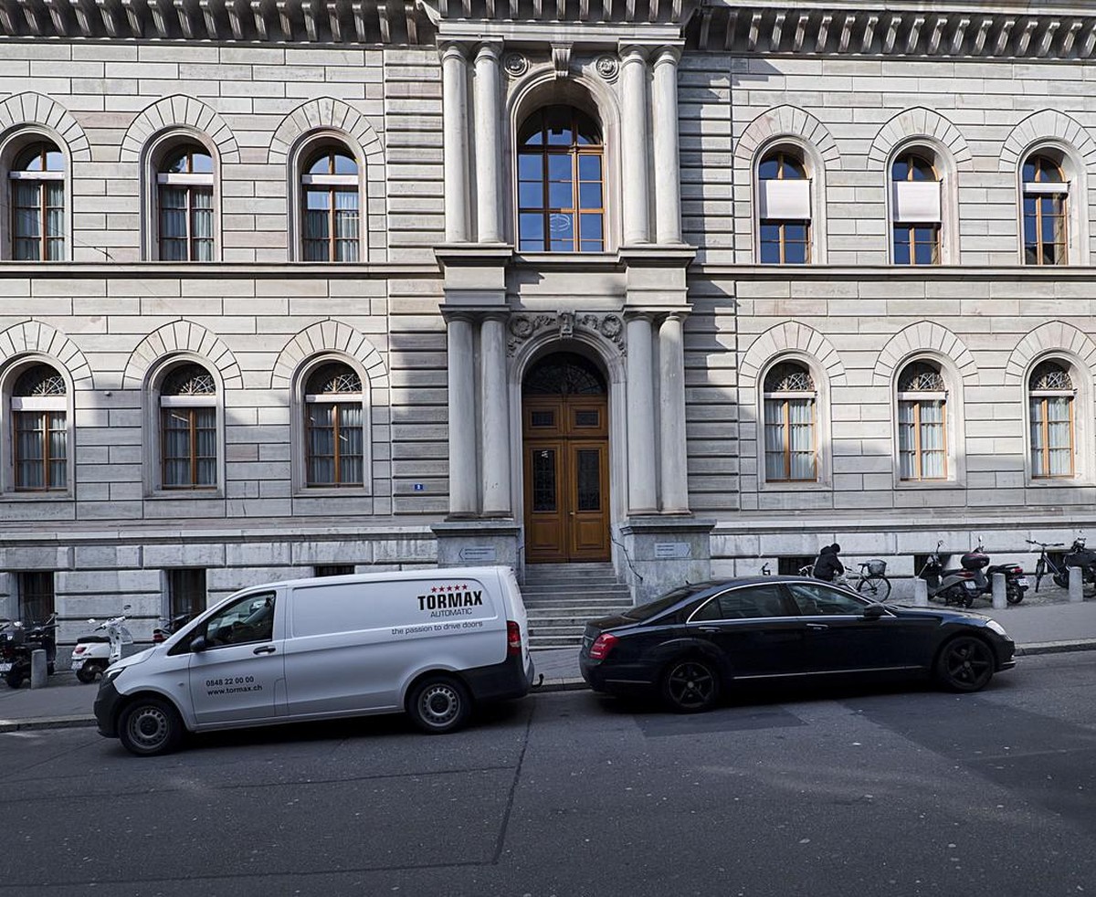 The courts on Baeumleingasse 3 in Basel, Canton of Basel-Stadt, Switzerland, on February 28, 2018. (KEYSTONE/Georgios Kefalas) Die Gerichte an der Baeumleingasse 3 in Basel, aufgenommen am 28. Februar ...