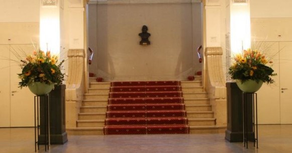 Foyer der Tonhalle St.Gallen.