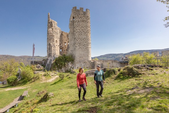 Burgenland, Ebike, Frühling, Geerk, Jan, Pfeffingen, arlesheim, baselbiet, baselland, bike, burgenroute, e-bike, goetheanum, kantlicht, kirschbäume, ofstetten, rotburg, ruine, schweiz, tourismus Rausz ...