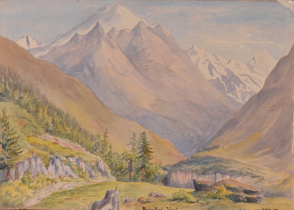Beschlagnahmt: „Niederthal, Vent“ angeblich 1911 von Hitler gemalt und signiert
