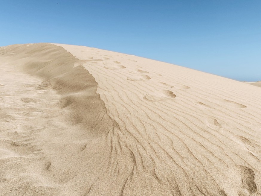 Die beliebten Dünen von Maspalomas.