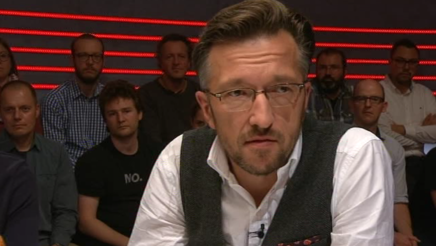 Schriftsteller und Dramaturg Lukas Bärfuss mischte die «Arena» auf.