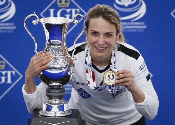 Silvana Tirinzoni holte 2021 WM-Gold.