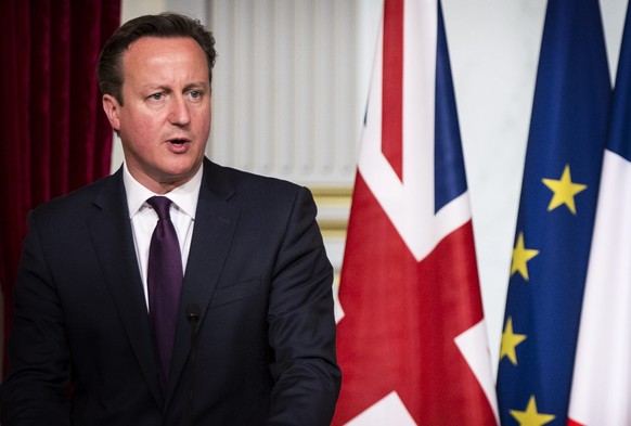 David Cameron zu Gast in Paris.