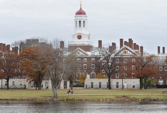 FILE - This Nov. 13, 2008 file photo shows the campus of Harvard University in Cambridge, Mass. (AP Photo/Lisa Poole, File)
Harvard