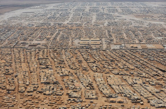 Das Flüchtlingslager Saatari.
