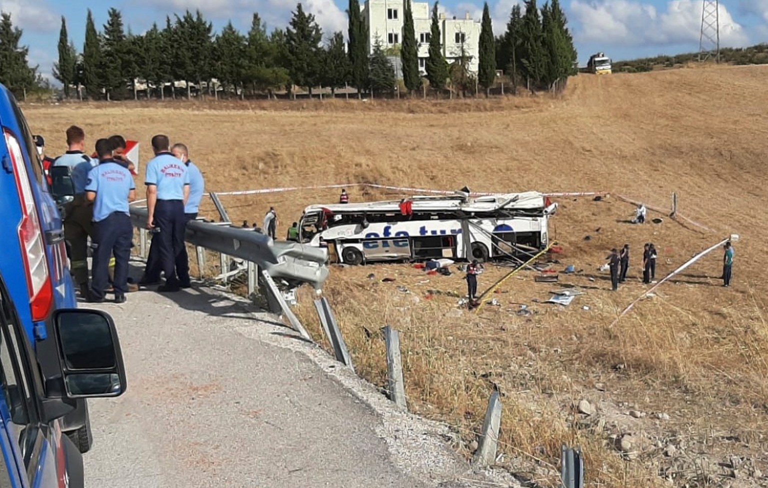 Reisebus-Unfall in der Türkei am 8.8.2021