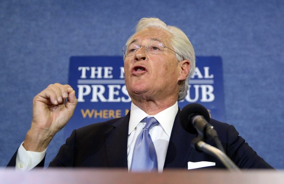 President Donald Trump&#039;s personal attorney Marc Kasowitz, speaks to members of the media at the National Press Club in Washington, Thursday, June 8, 2017, about the testimony of former FBI Direct ...