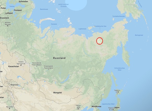 Der Kopf wurde in der russischen Republik Jakutien (Sacha) gefunden. 