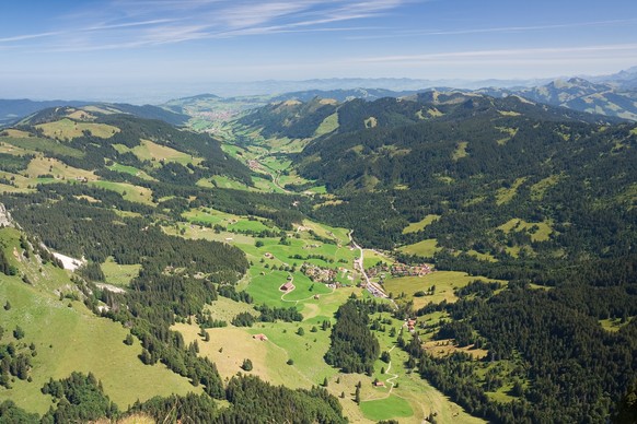 Das Alpthal im Kanton Schwyz.
