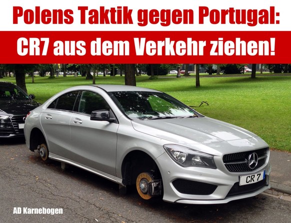 Die Polen wählten die richtige Taktik gegen Ronaldo.