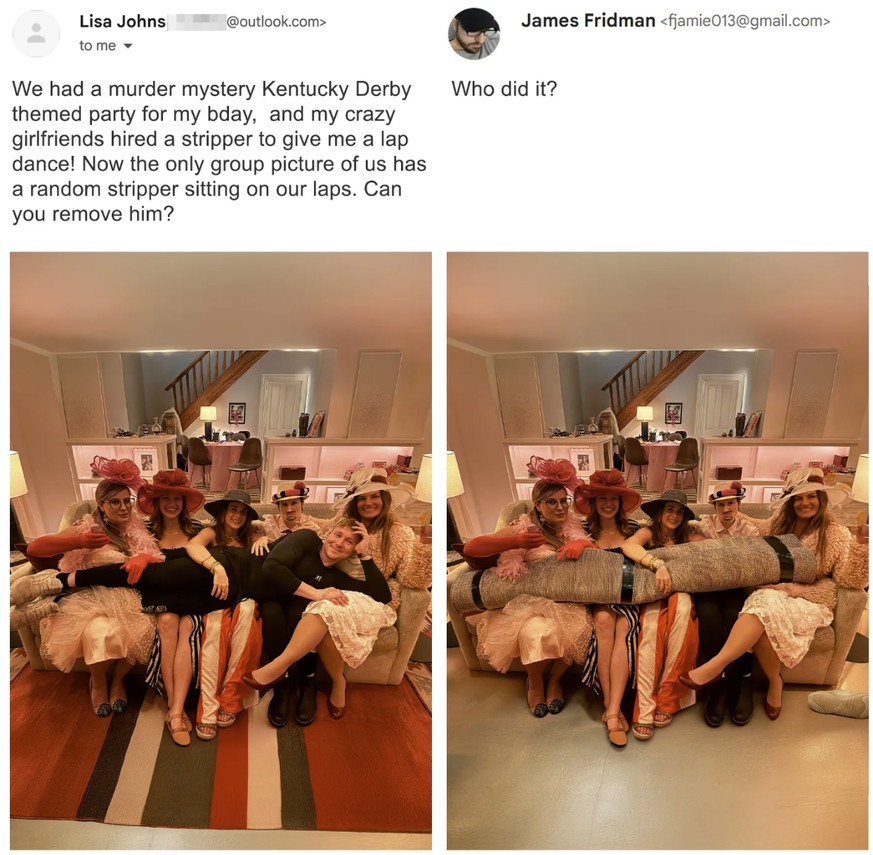James Fridman Photoshop Trollerei