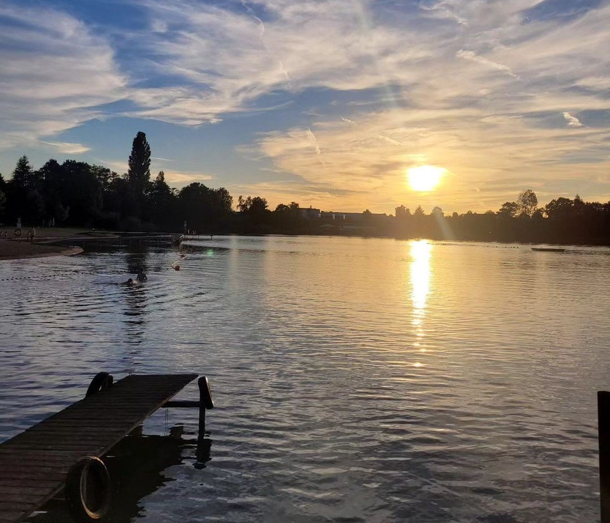 Badesee Hainburg Frankfurt EM 2024 Rauszeit