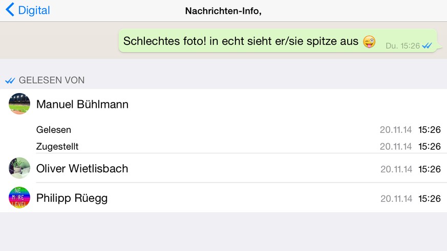 Was passiert, wenn Sie die blauen Haken in WhatsApp aktivieren?