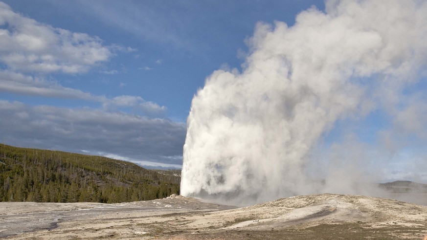 Geysir im Yellowstone-Nationalpark.