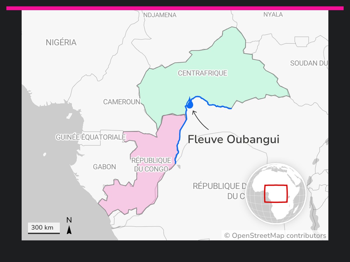 Fleuve Oubangui.