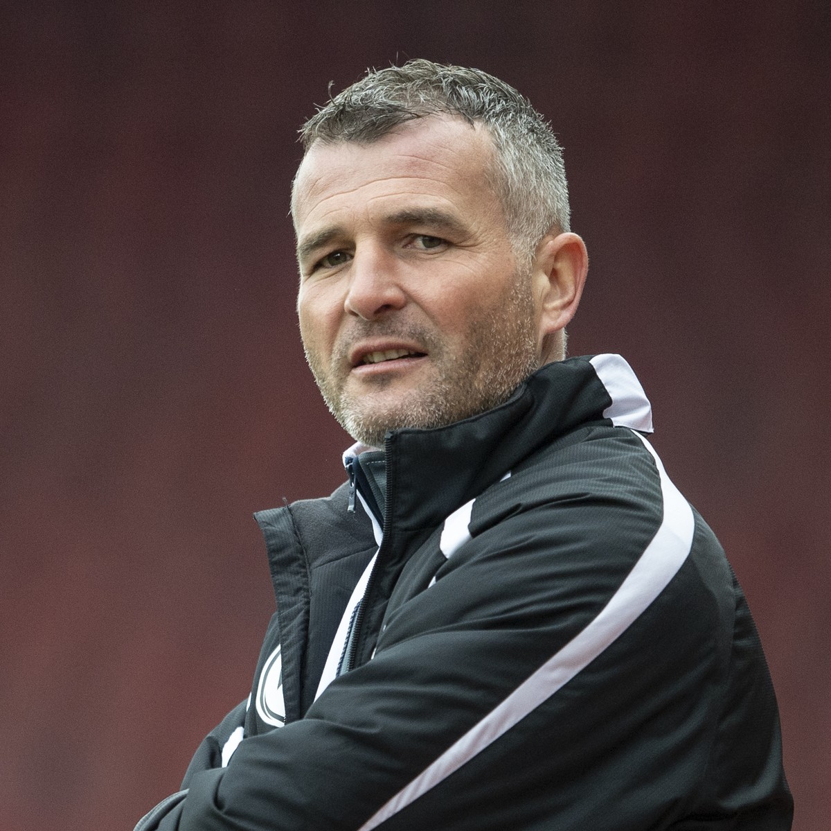Wil's Trainer Alex Frei reagiert im Fussball Meisterschaftsspiel der Challenge League zwischen dem Grasshopper Club Zuerich und dem FC Wil 1900 im Letzigrund, am Samstag, 17. April 2021 in Zueric ...