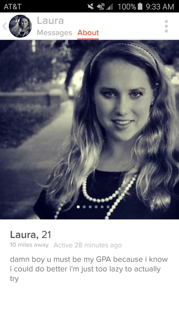 Tinder Date witzig