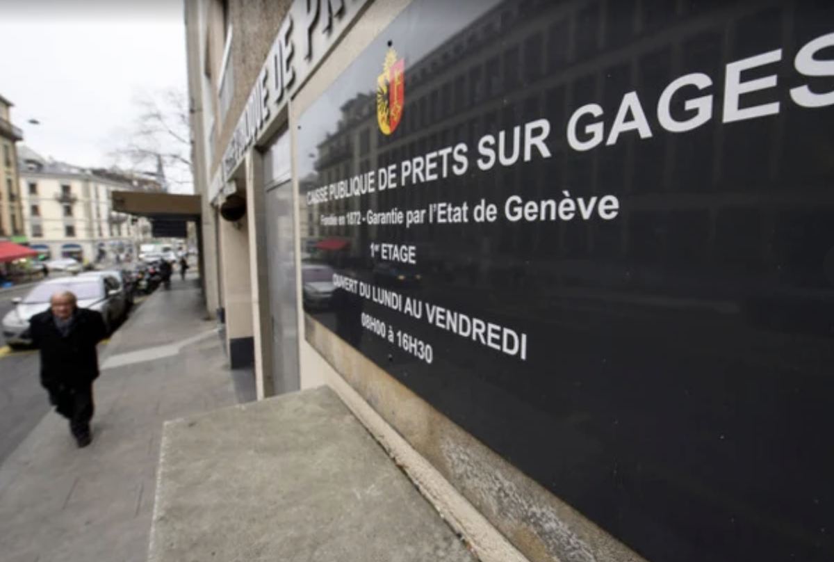 Caisse publique de prêts sur gages. Genève.