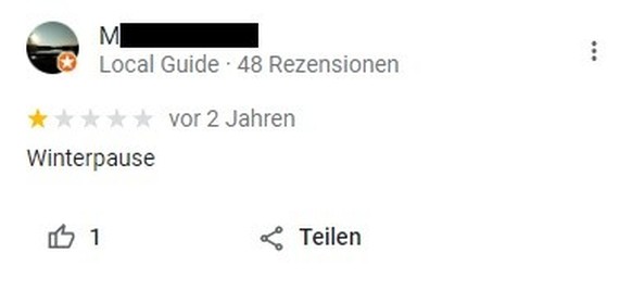 Funny Googole Reviews for Badi Seebach