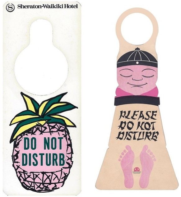 "Do Not Disturb” signs from hotels around the world, painstakingly put together by a collector named Eduardo of Turin, Italy.
https://www.flickr.com/photos/11068524@N04/