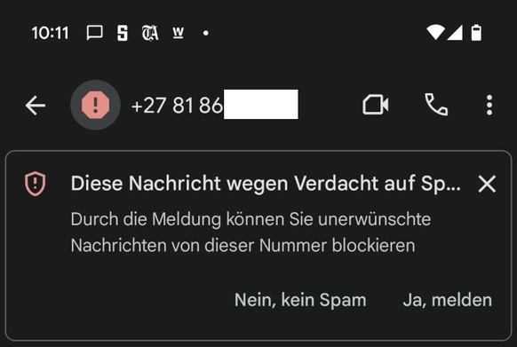 Googles Messages-App versucht verdächtige RCS-Nachrichten auf dem Endgerät zu erkennen und direkt in den Spam-Ordner zu verschieben.