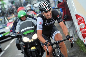 Cancellara verzichtet freiwillig auf eine Weiterfahrt.