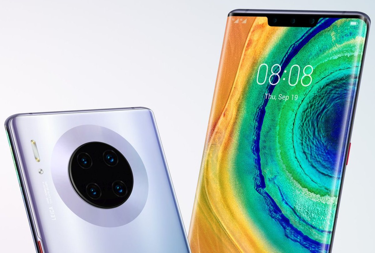 Curved-OLED-Display und markante Vierfach-Kamera. Die Markenzeichen des neuen Mate 30 Pro.
