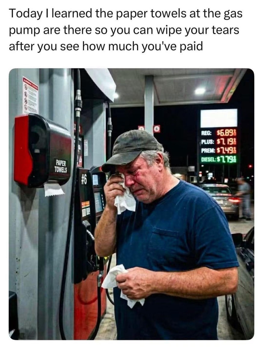 Teures Benzin/Diesel Meme