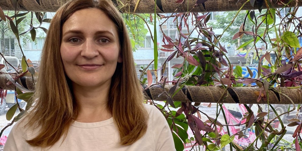 Die Ukrainerin Viola arbeite in Zürich als Coiffeuse.