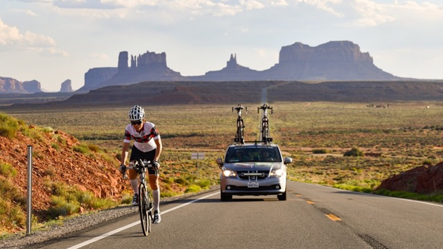 Durch den Wilden Westen: Isa Pulver unterwegs im Monument Valley.