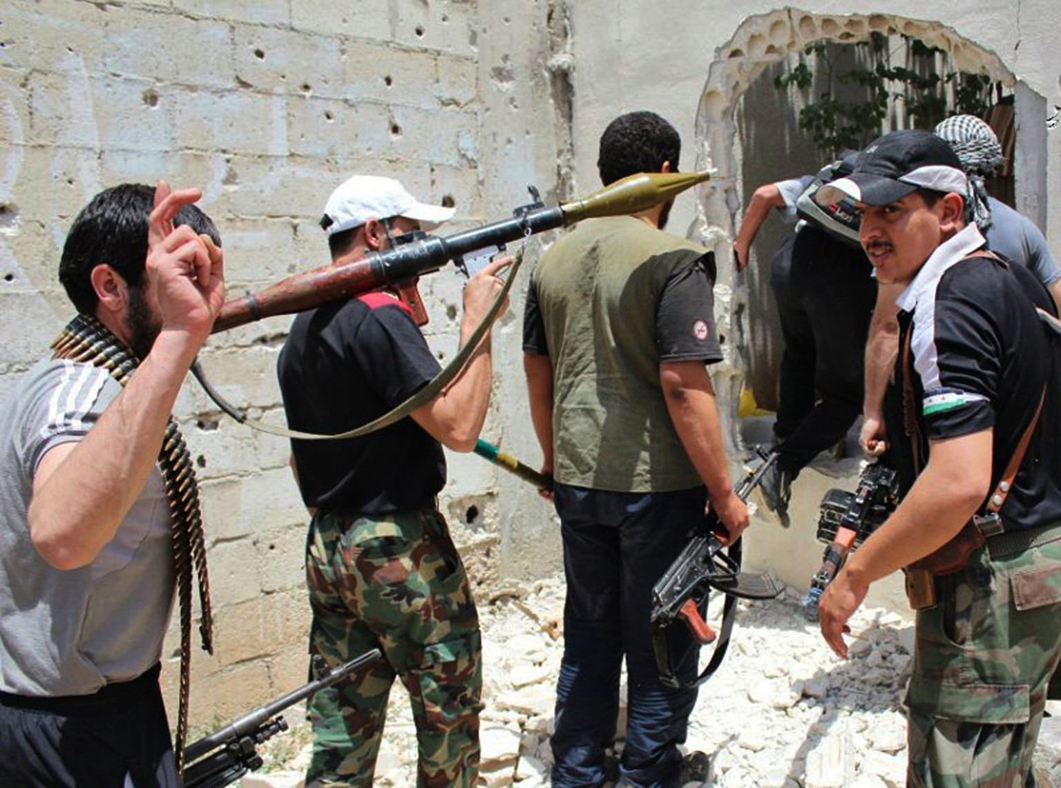 Rund 1500 Anti-Assad-Kämpfer hielten sich zuletzt in Homs auf, der drittgrössten Stadt Syriens.