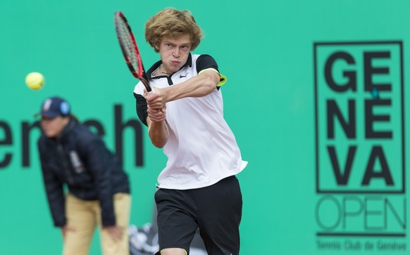 Gstaad, 19.05.2015, Tennis, Geneva Open 2015, Andrey Rublev (RUS) (Pascal Muller/EQ Images)