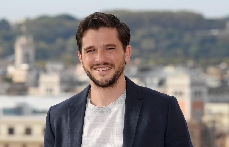 epa09545084 British actor Kit Harington poses during a photocall for the movie &#039;Eternals&#039; in Rome, Italy, 25 October 2021. The movie opens in Italian theaters on 03 November 2021. EPA/ETTORE ...