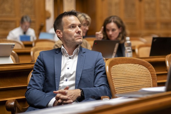 Patrick Haessig, GLP-ZH, an der Sommersession der Eidgenoessischen Raete, am Montag, 2. Juni 2025 im Nationalrat in Bern. (KEYSTONE/Til Buergy)