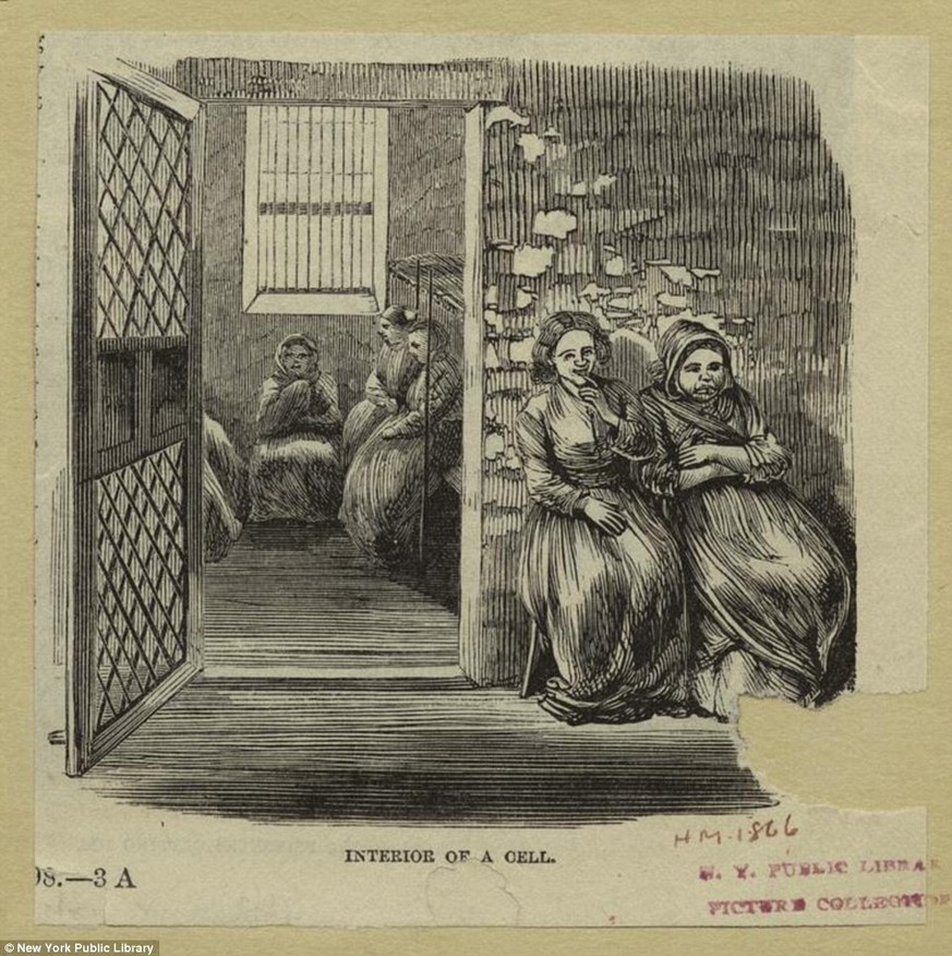 Als 1866 dieses Bild über die Frauen von Blackwell's Island entstand, war Nellie Bly gerade mal zwei Jahre alt.