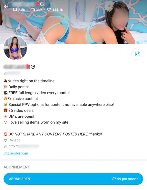 Fotos angeblicher Frauen auf den Dating- und Seitensprungportalen stammen von Pornodarstellerinnen.