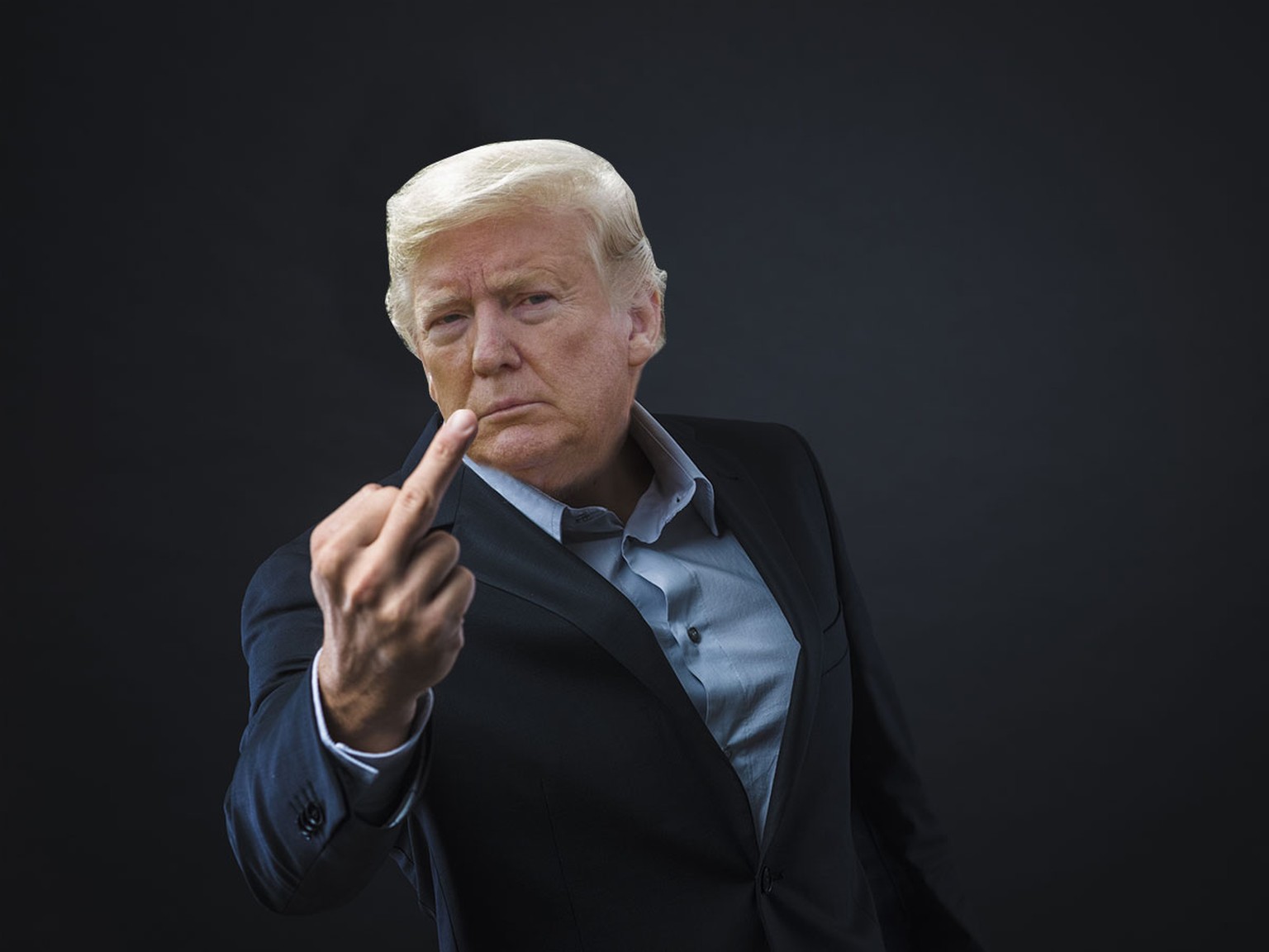 Trump Mittelfinger