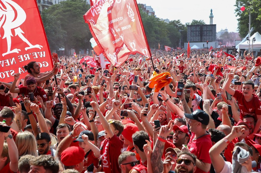 Ein Blick in die Liverpool-Fanmeute.