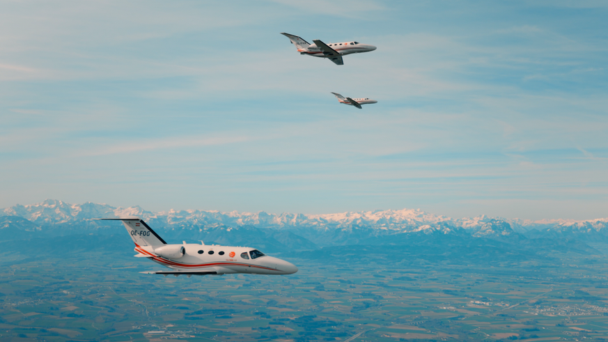 Bernhard Fragner, Gründer des Privatjet-Charterers Globeair mit Sitz in Österreich.