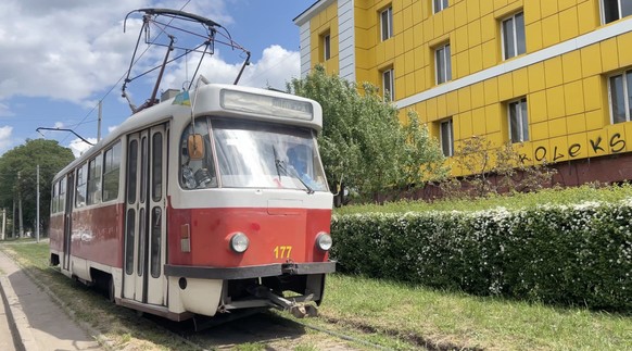 Die Strassenbahn von Druschkiwka fährt immer noch.