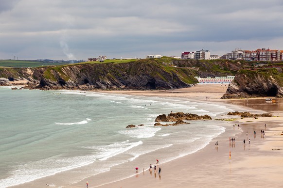 Newquay beach: Hier kommen Surfer auf ihre Kosten.