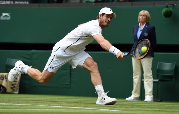 Andy Murray musste sich gegen Liam Broady nur selten so richtig strecken.