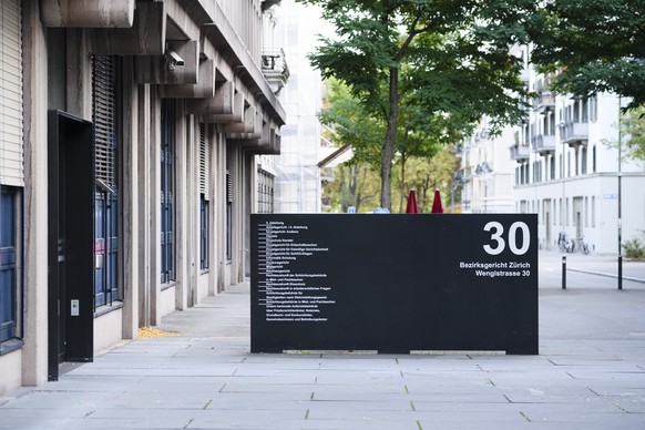 Das Gebaeude des Bezirksgerichts an der Wengistrasse 30 in Zuerich fotografiert am 3. Oktober 2016 in Zürich. (KEYSTONE/Manuel Lopez)