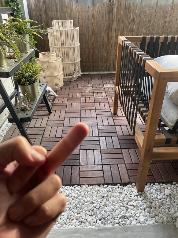 Raffael Huez und sein Balkon