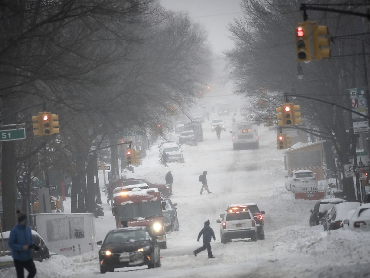Une tempête a provoqué une situation chaotique sur la côte est des Etats-Unis.