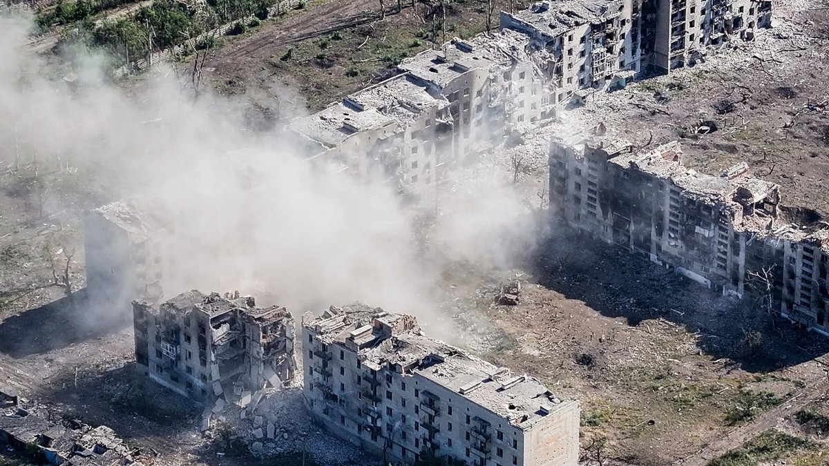 Les ruines de la ville de Tchassiv Yar.