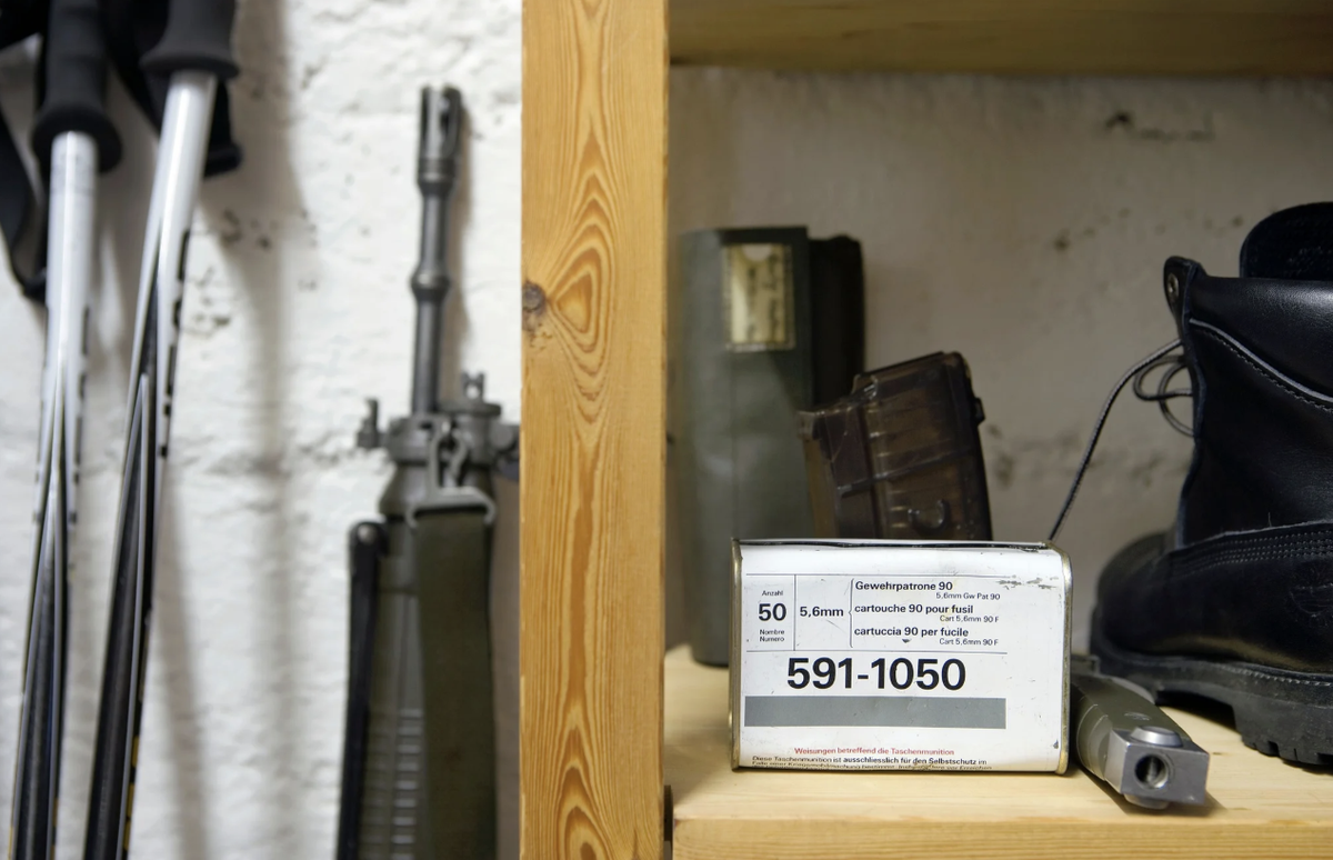 Eine Dose Taschenmunition für das Sturmgewehr 90: Bis 2007 nahmen die Armeeangehörigen 50 Patronen heim.