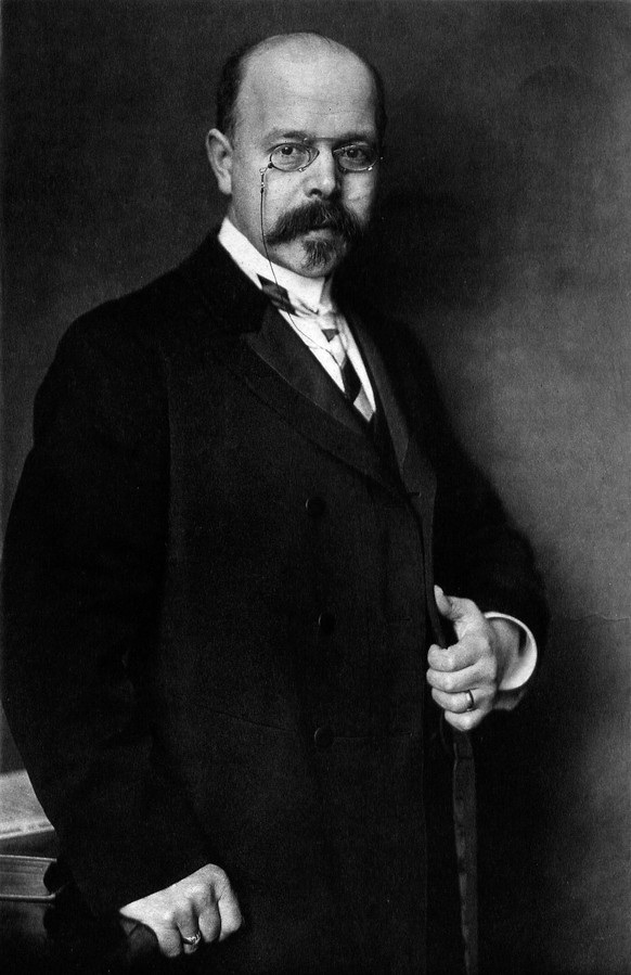 Der Chemiker und Physiker Walther Nernst (1864-1941). Für seine Arbeiten in der Thermochemie wird er 1920 den Nobelpreis für Chemie erhalten.